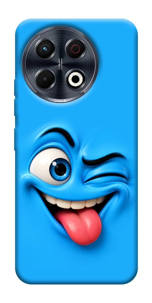 Чохол Блакитний-бешкетник для TECNO Spark 30 Pro (KL7)