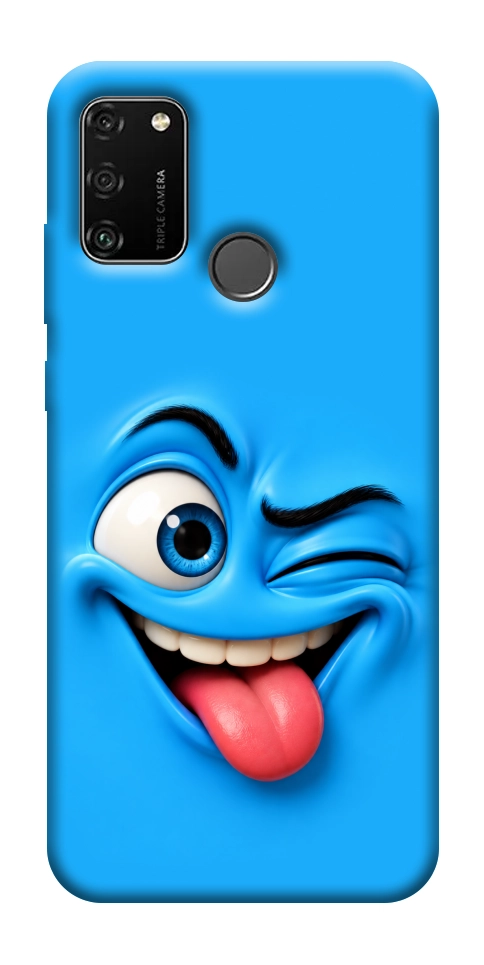 Чохол Блакитний-бешкетник для Huawei Honor 9A
