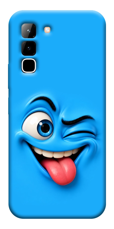 Чохол Блакитний-бешкетник для Infinix Hot 70