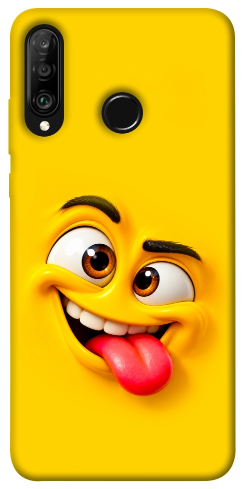 Чохол Жовтий-хитрун для Huawei P30 Lite