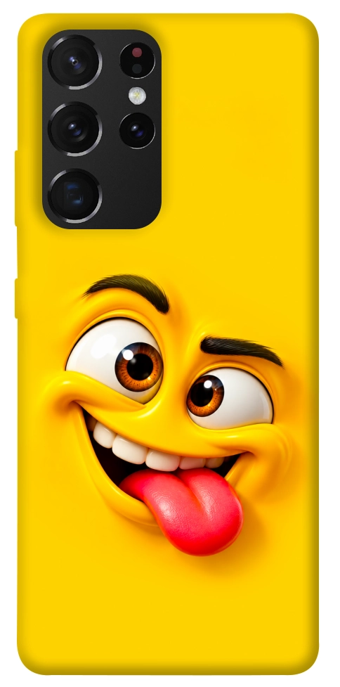 Чохол Жовтий-хитрун для Galaxy S21 Ultra