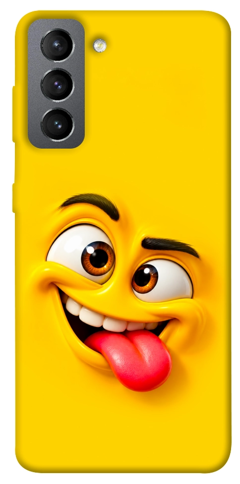 Чохол Жовтий-хитрун для Galaxy S21 FE