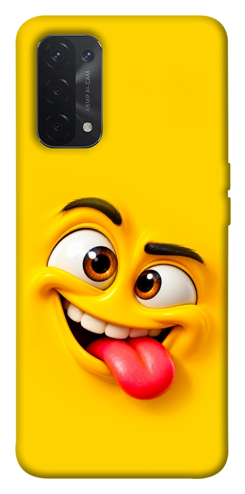 Чохол Жовтий-хитрун для Oppo A74 5G