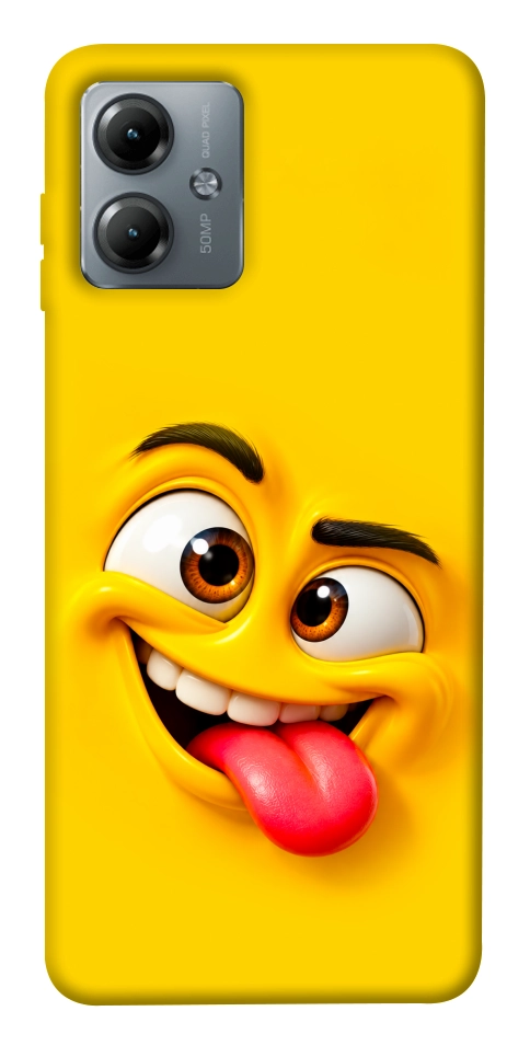Чохол Жовтий-хитрун для Motorola Moto G14