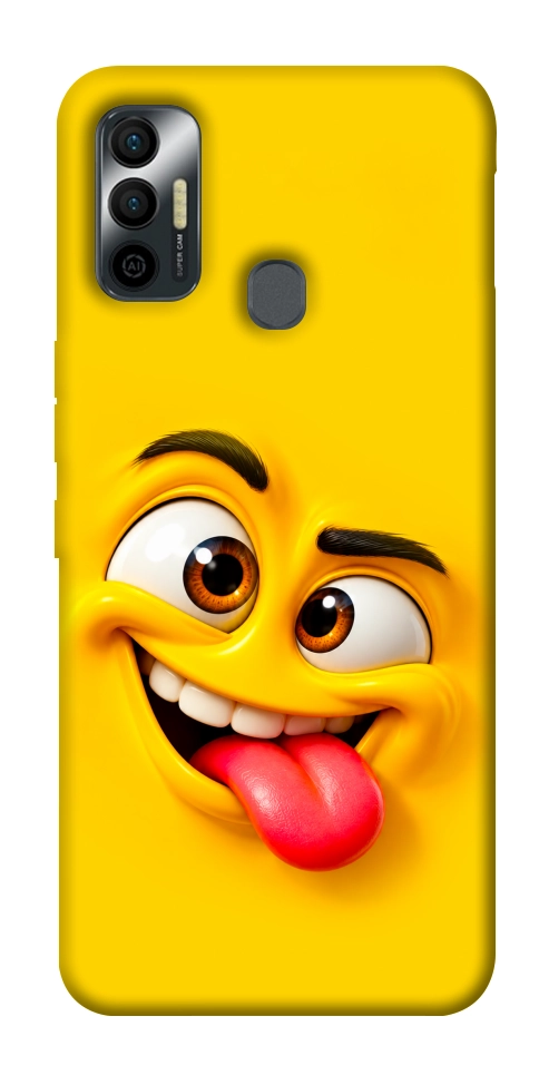 Чохол Жовтий-хитрун для TECNO Spark 7