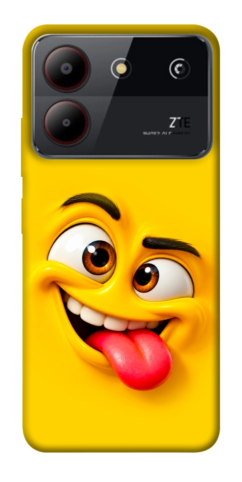Чохол Жовтий-хитрун для ZTE Blade A54 4G