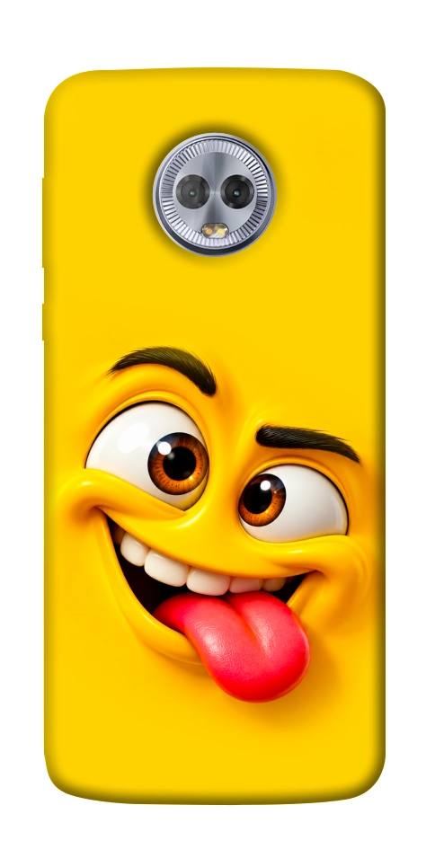 Чохол Жовтий-хитрун для Motorola Moto G6 Plus