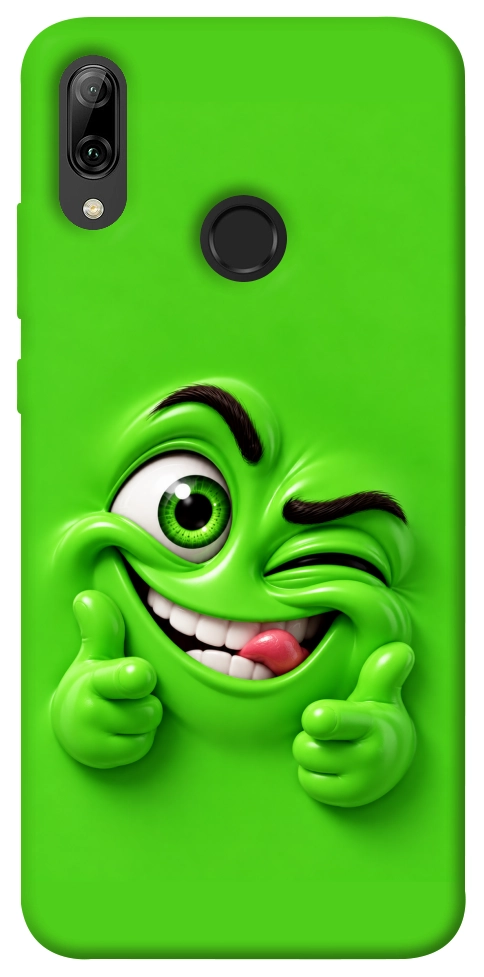 Чохол Зелений-приколіст для Huawei P Smart (2019)