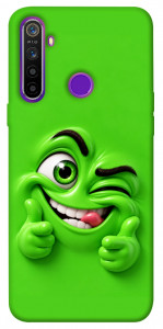 Чохол Зелений-приколіст для Realme 5
