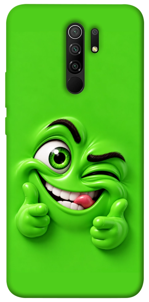 Чехол Зелений-приколіст для Xiaomi Redmi 9