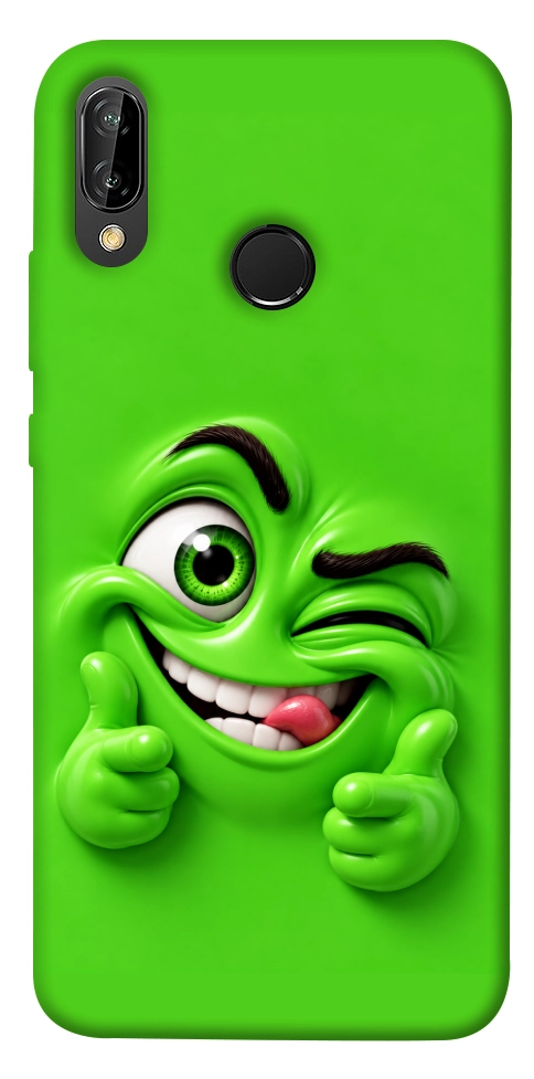 Чехол Зелений-приколіст для Huawei P20 Lite