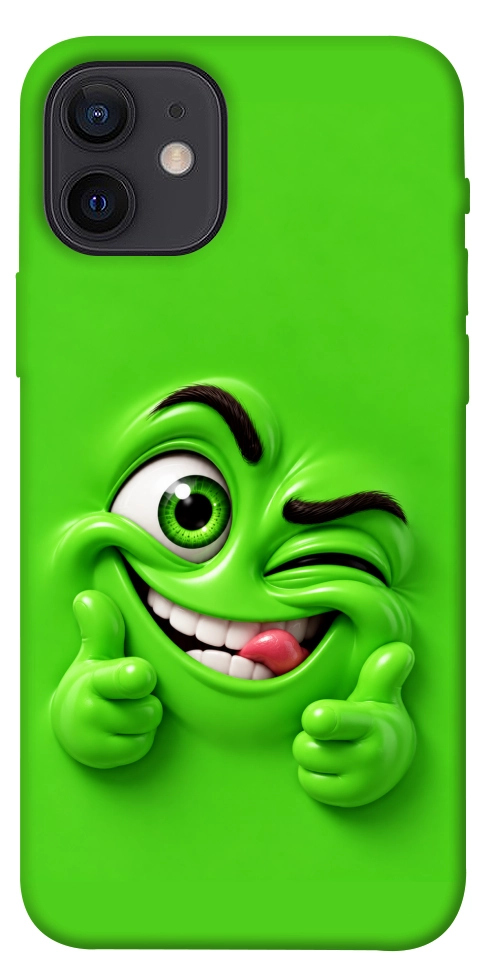 Чехол Зелений-приколіст для iPhone 12