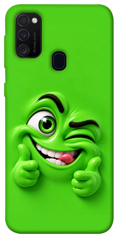 Чохол Зелений-приколіст для Galaxy M30s
