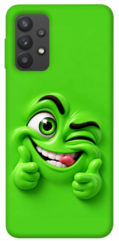 Чохол Зелений-приколіст для Galaxy A32 4G