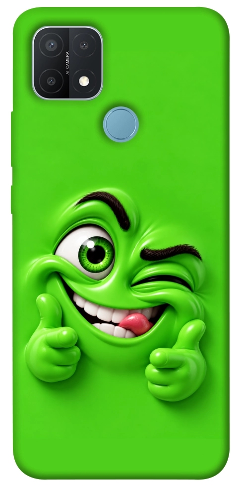 Чохол Зелений-приколіст для Oppo A15