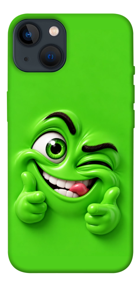 Чехол Зелений-приколіст для iPhone 13