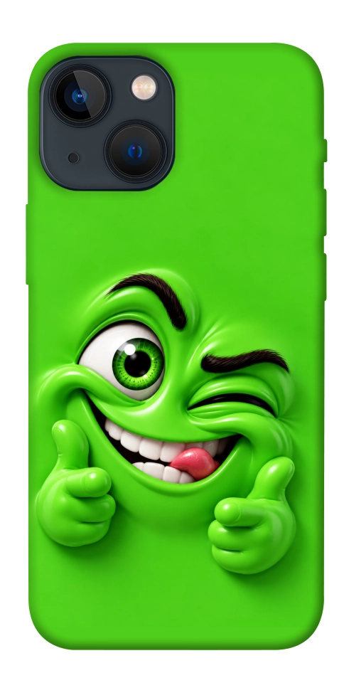 Чехол Зелений-приколіст для iPhone 13 mini