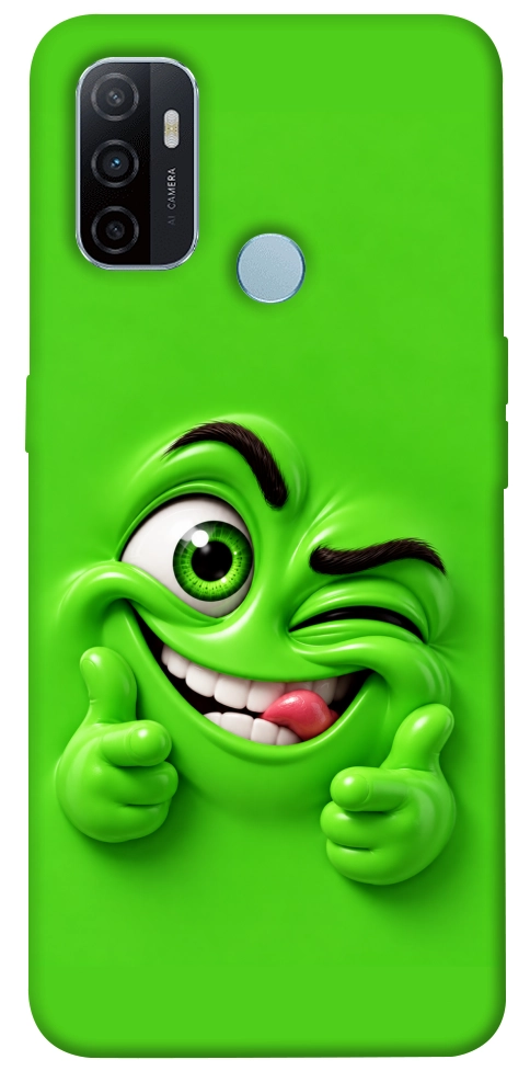 Чохол Зелений-приколіст для Oppo A32