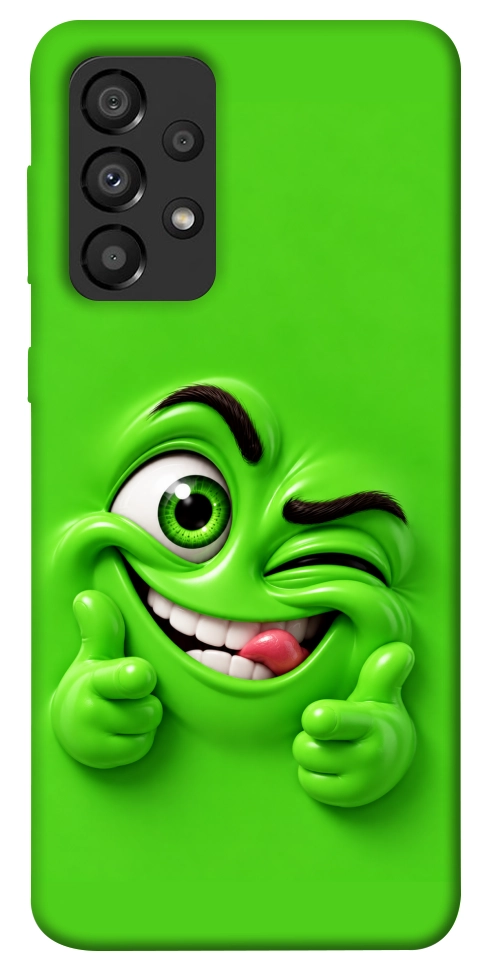 Чохол Зелений-приколіст для Galaxy A33 5G