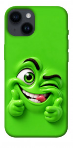 Чехол Зелений-приколіст для iPhone 14