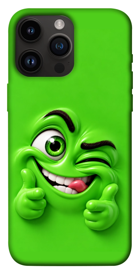 Чехол Зелений-приколіст для iPhone 14 Pro Max