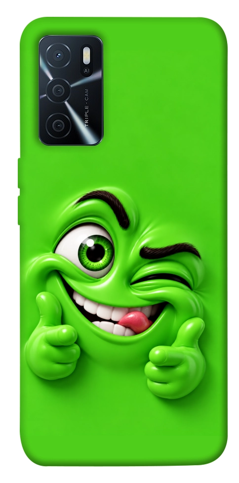 Чохол Зелений-приколіст для Oppo A16