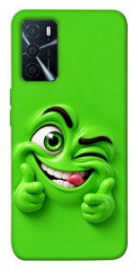 Чохол Зелений-приколіст для Oppo A16 4G
