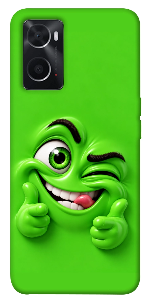Чохол Зелений-приколіст для Oppo A76 4G