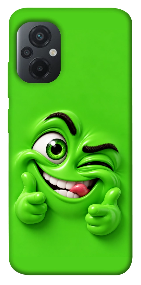 Чехол Зелений-приколіст для Xiaomi Poco M5