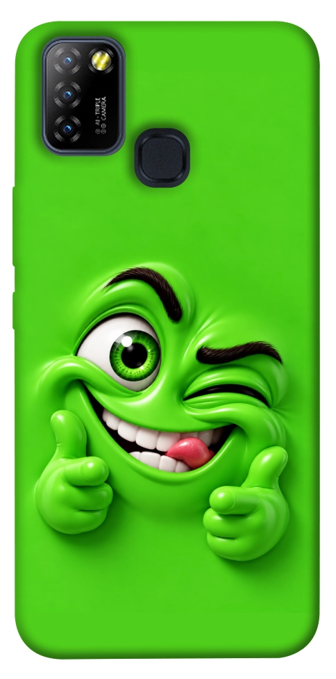 Чохол Зелений-приколіст для Infinix Hot 10 Lite