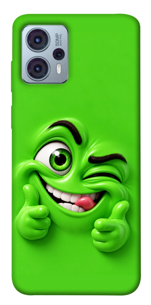 Чохол Зелений-приколіст для Motorola Moto G23