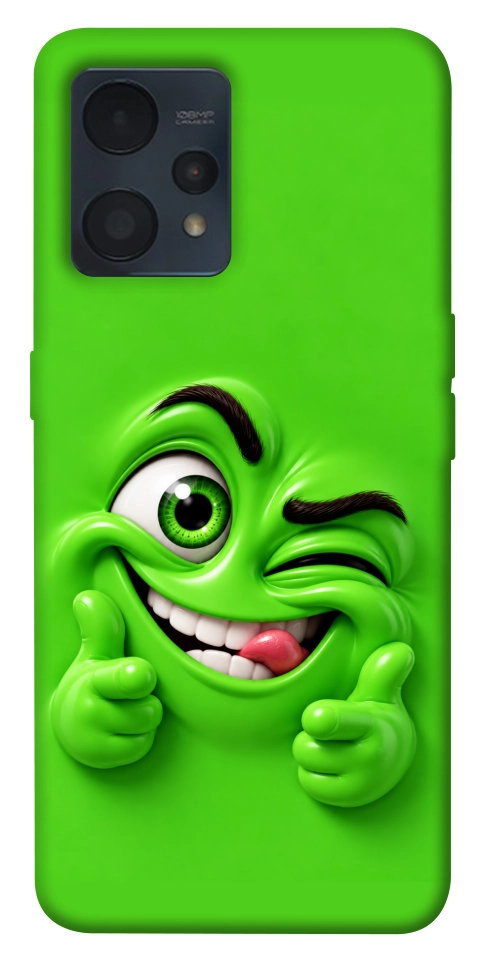 Чехол Зелений-приколіст для Realme 9 Pro+