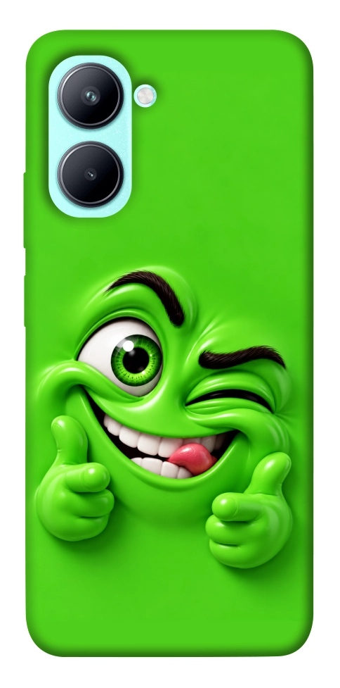 Чехол Зелений-приколіст для Realme C33