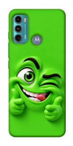 Чохол Зелений-приколіст для Motorola Moto G60
