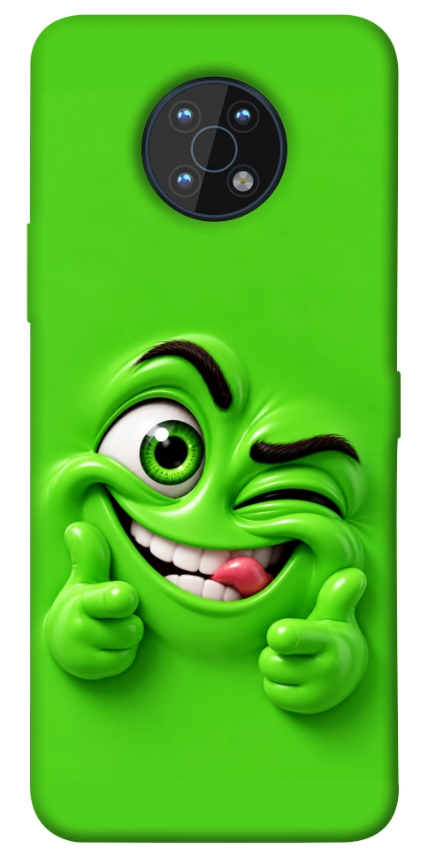Чохол Зелений-приколіст для Nokia G50