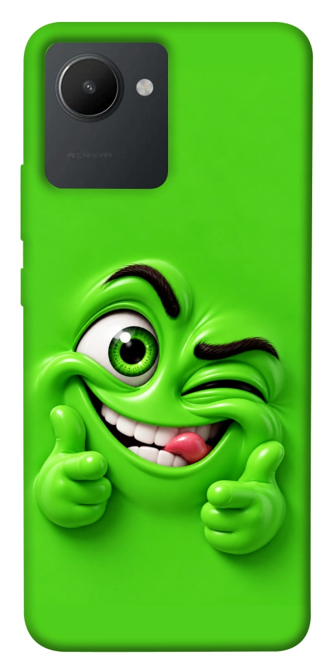 Чохол Зелений-приколіст для Realme C30s