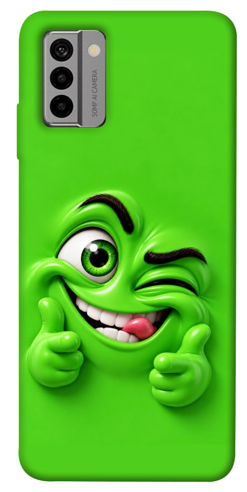 Чохол Зелений-приколіст для Nokia G22
