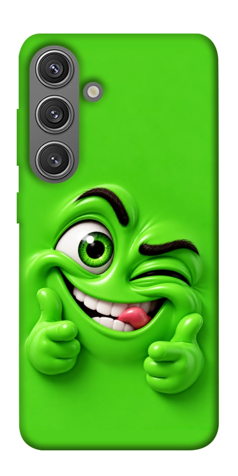 Чехол Зелений-приколіст для Galaxy S24+