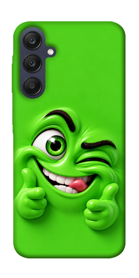 Чохол Зелений-приколіст для Galaxy A25 5G