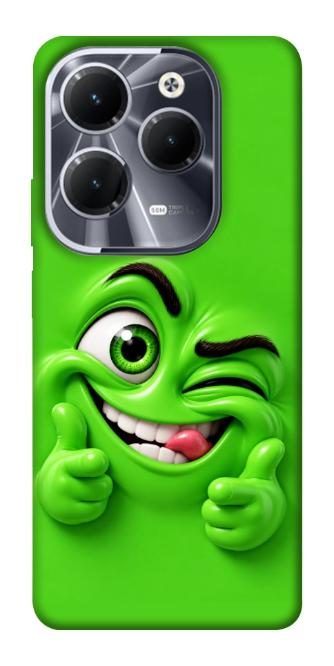 Чохол Зелений-приколіст для Infinix Hot 40