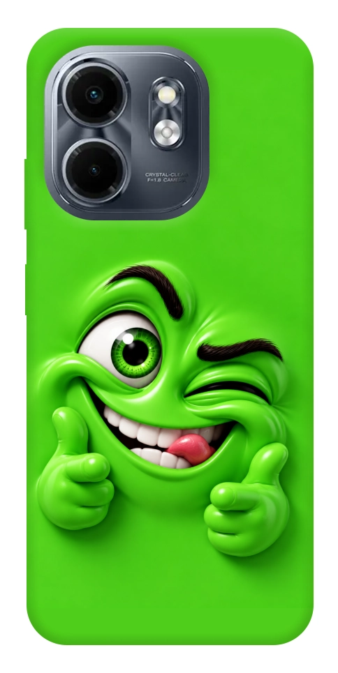Чехол Зелений-приколіст для Infinix Smart 9 4G