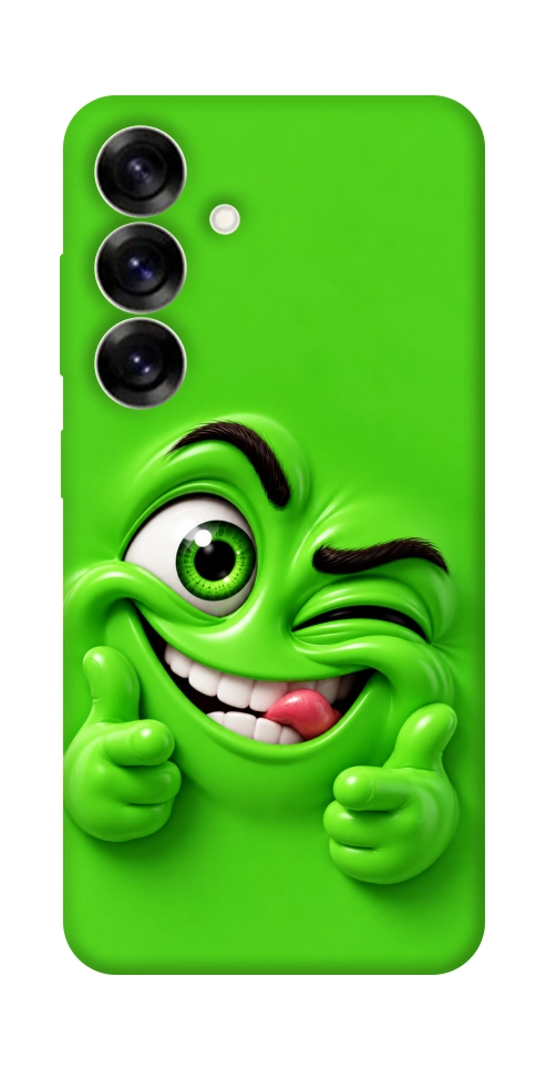 Чехол Зелений-приколіст для Galaxy S25