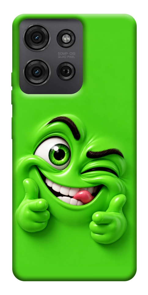 Чохол Зелений-приколіст для Motorola Moto G75 5G