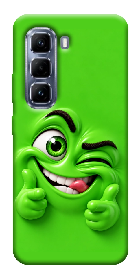 Чохол Зелений-приколіст для Infinix Hot 50 Pro