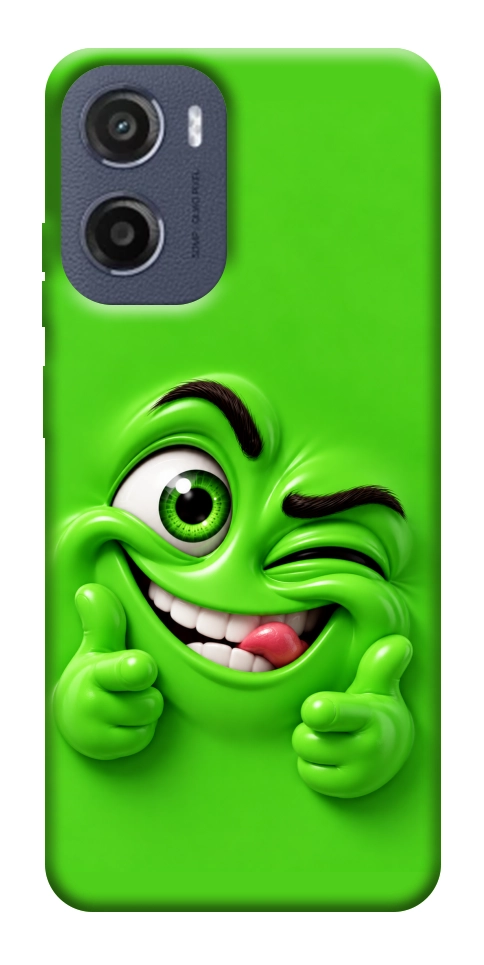 Чехол Зелений-приколіст для Motorola Moto G05