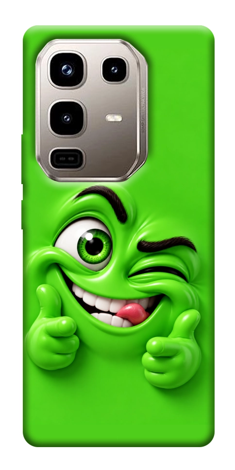 Чохол Зелений-приколіст для Infinix Note 50 Pro 4G