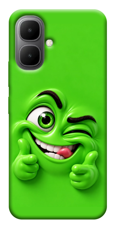 Чохол Зелений-приколіст для Infinix Smart 10