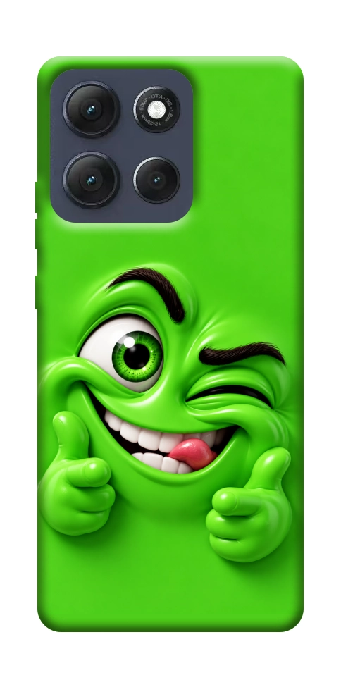 Чехол Зелений-приколіст для Motorola Moto G86 Power