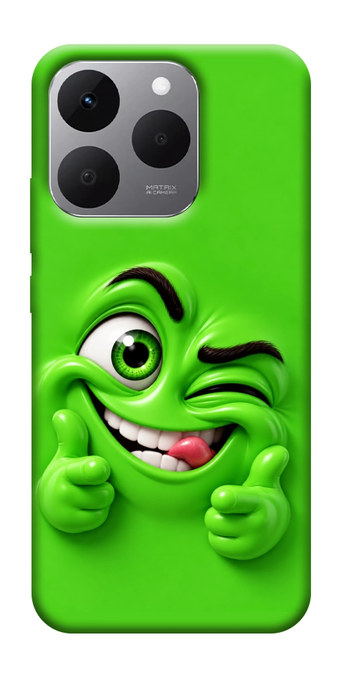 Чехол Зелений-приколіст для Realme 15T