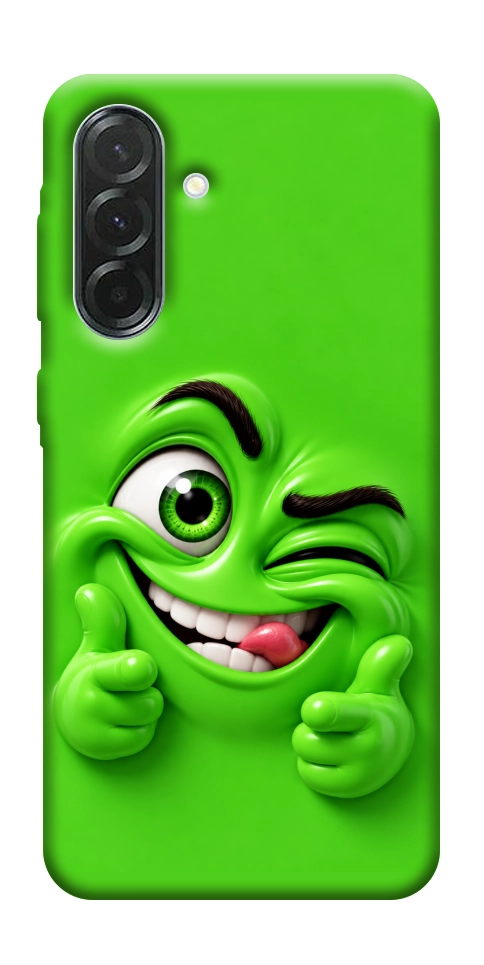 Чохол Зелений-приколіст для Galaxy A37 5G